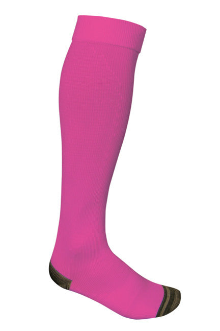 Boost Compression Sock in Individual-Recreational Style, Hot Pink, Beginner, 15-20 mmHg Compression
